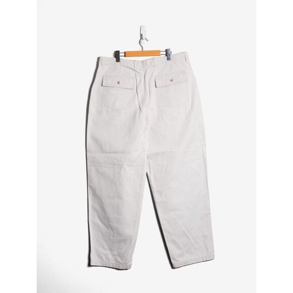 Deadstock Vintage Y2K GAP Mens 34x30 Baggy Wide Leg Canvas Pants Skater - Picture 6 of 10